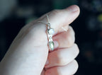 Moonstone, Moissanite & Green Kyanite Pendant