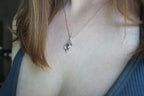 Lavender Quartz Pendant Necklace