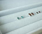 Ocean Blue Kyanite Stud Earrings