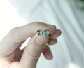 Ocean Blue Kyanite Stud Earrings