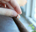 Lumen Moonstone Pendant | 4mm Smooth Moonstone in Sterling Silver