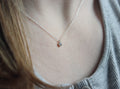 Lumen Diamond Solitaire Necklace | A handcrafted diamond solitaire necklace designed around simplicity, light, and everyday wear.