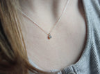 Lumen Diamond Solitaire Necklace | A handcrafted diamond solitaire necklace designed around simplicity, light, and everyday wear.
